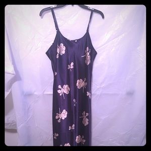 Blue Lingerie with floral print